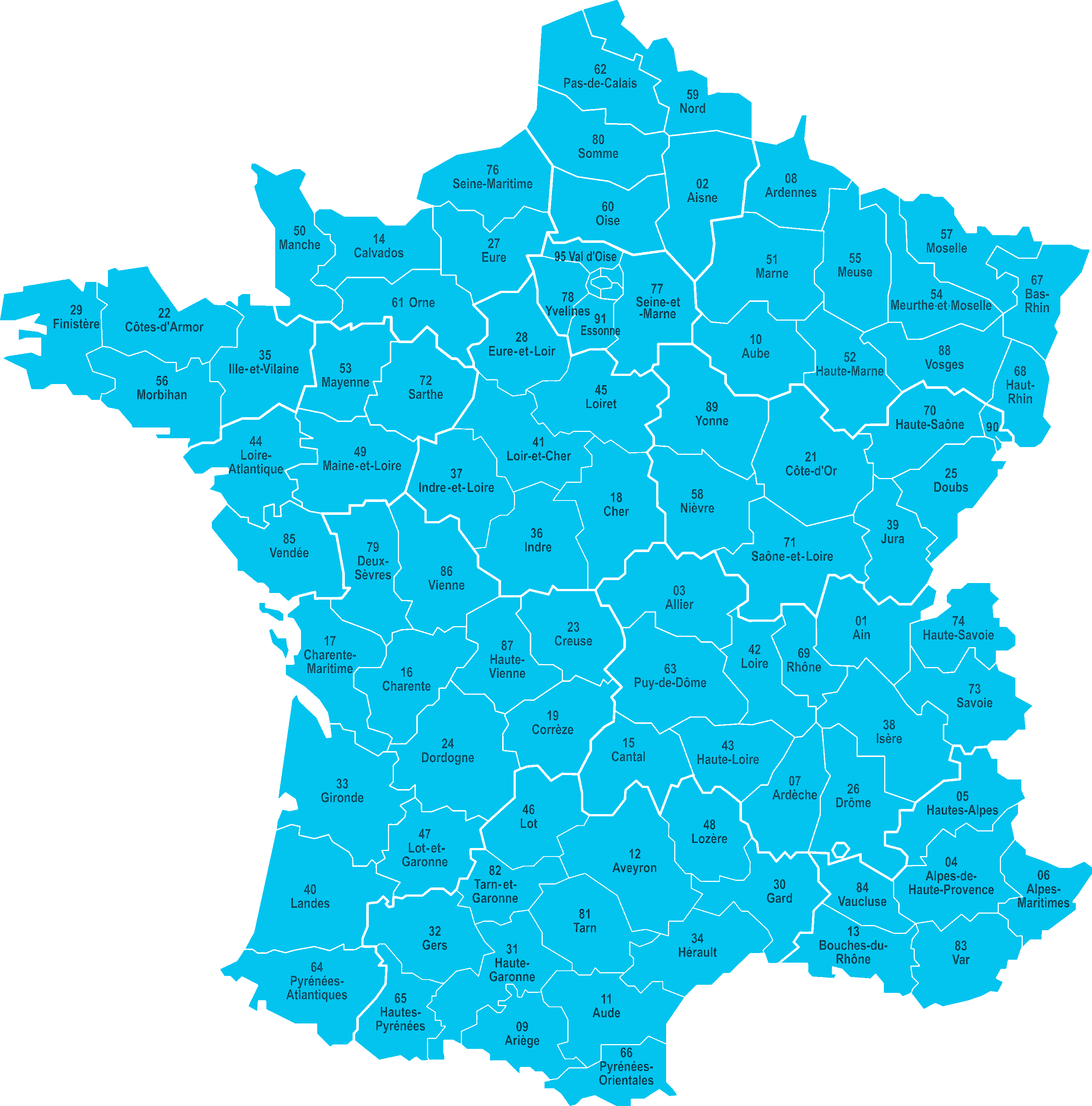 carte cote d'or